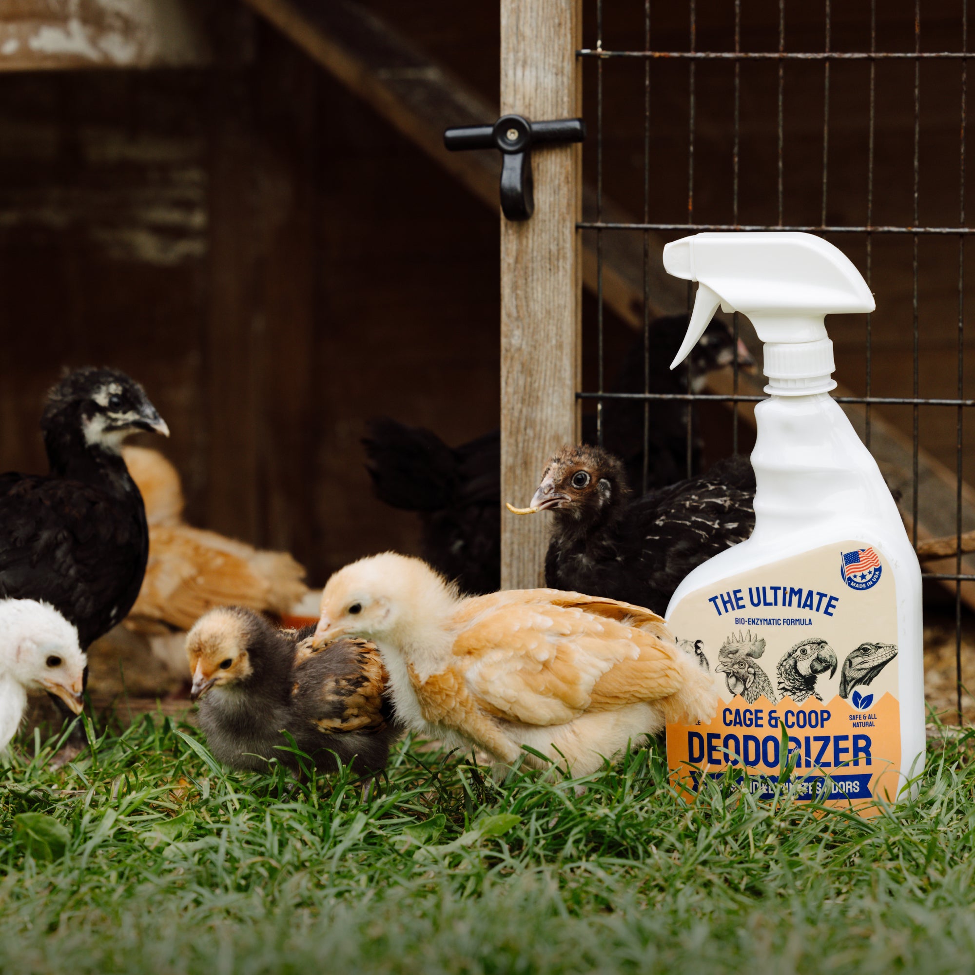 Ultimate Chicken Cage Coop & Yard Deodorizer (32 oz)