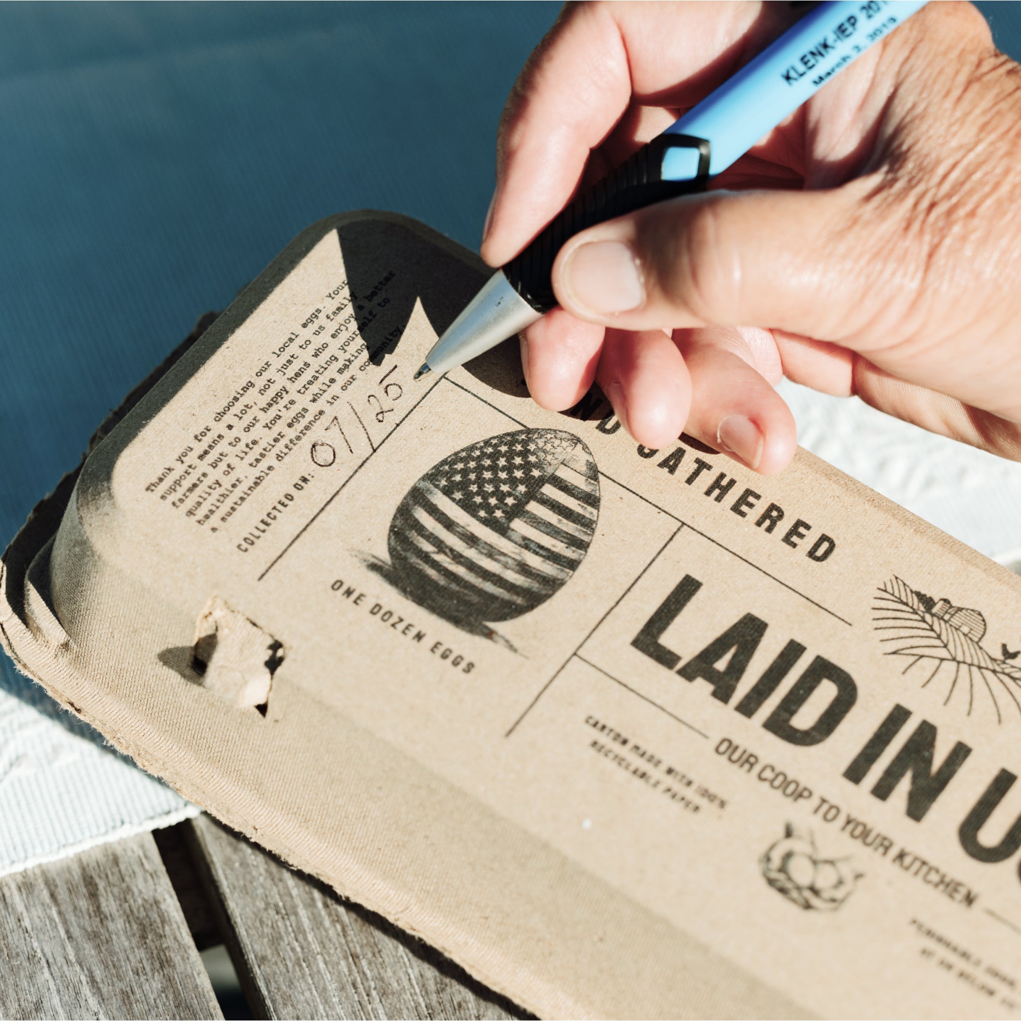 Laid in USA: Reusable, Compostable Egg Cartons (Bulk)