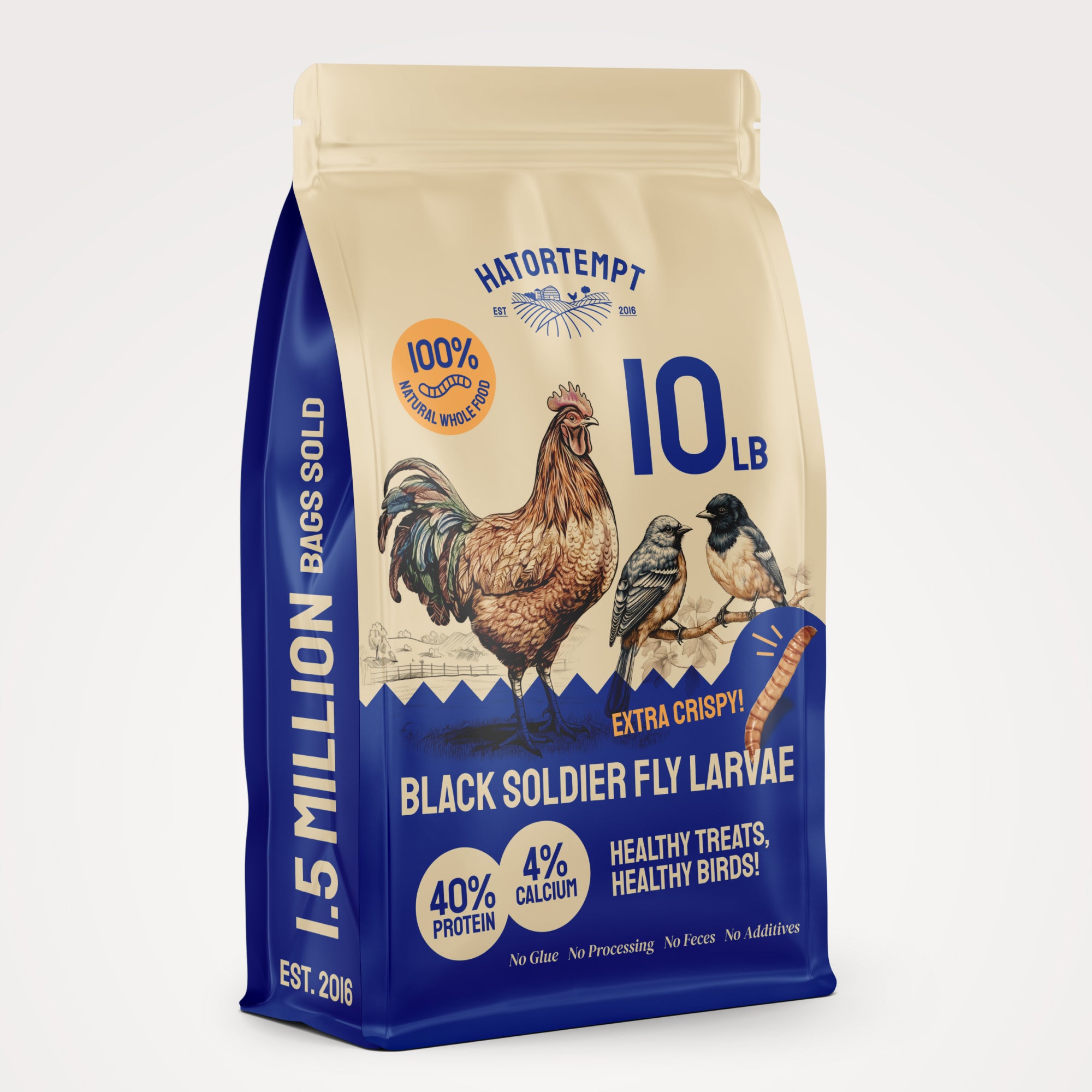 Dried Black Soldier Fly Larvae for Chickens