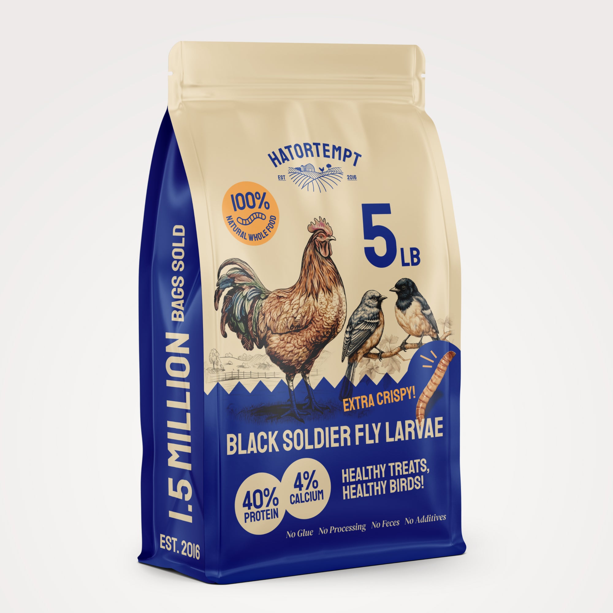 Dried Black Soldier Fly Larvae for Chickens