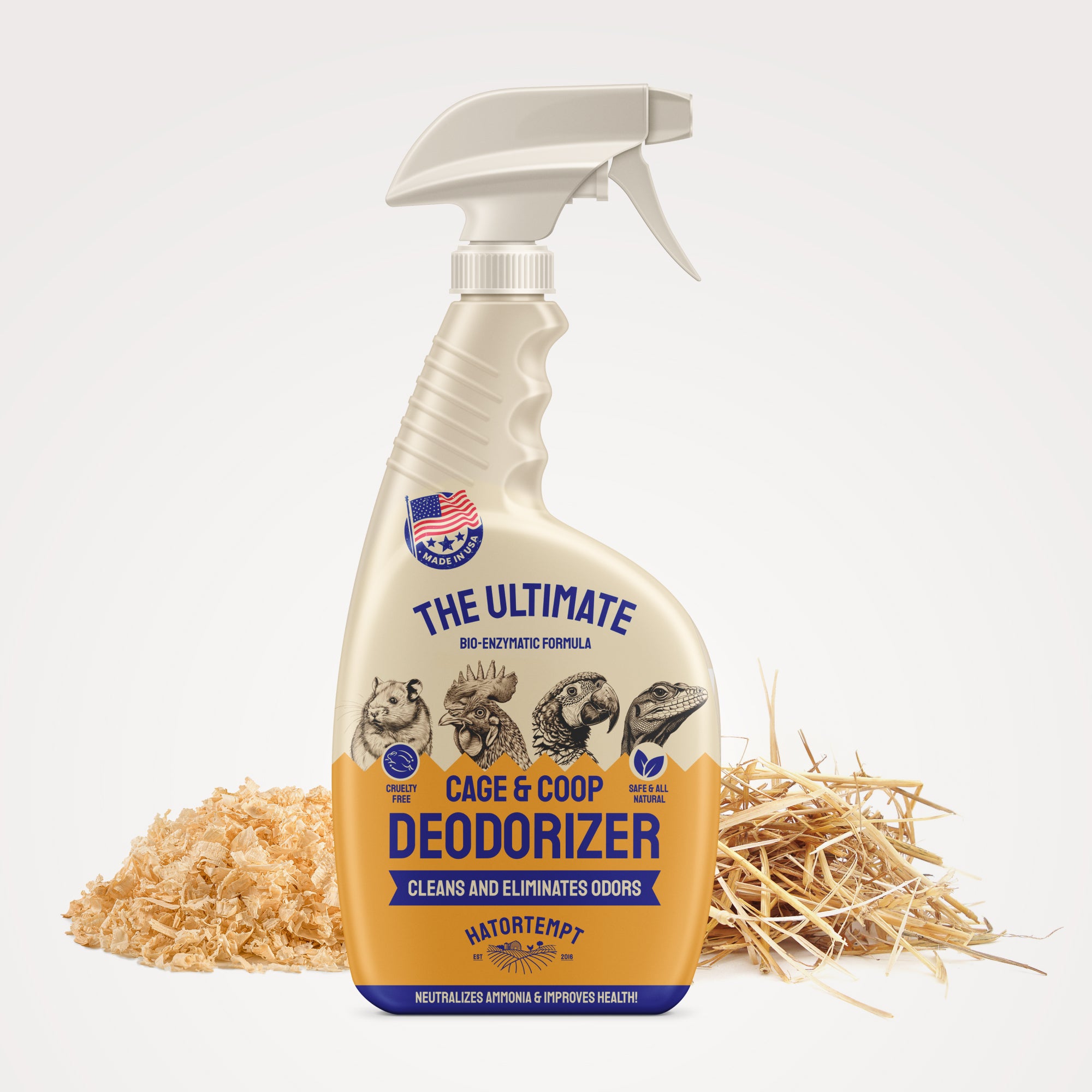 Ultimate Chicken Cage Coop & Yard Deodorizer (32 oz)