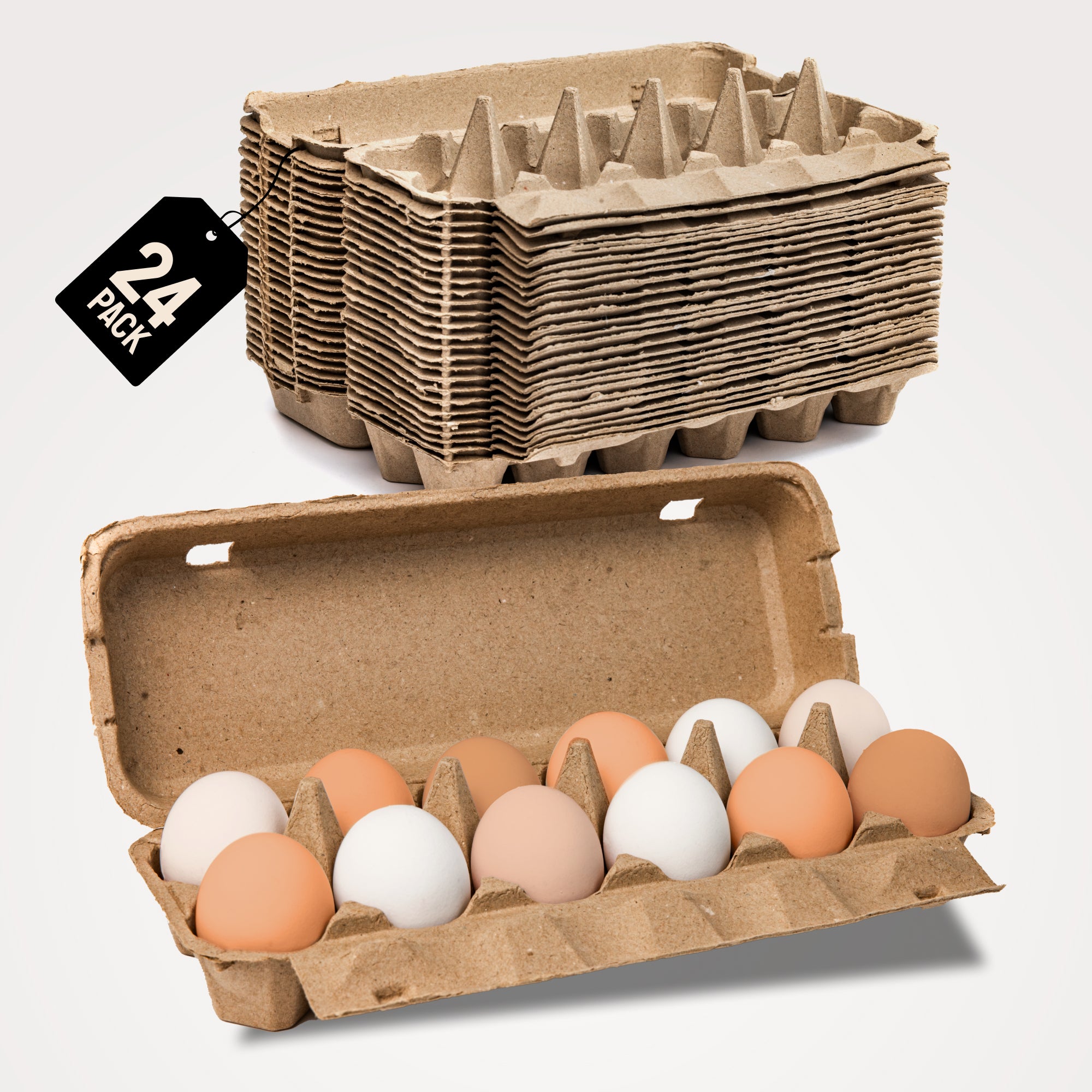 Laid in USA: Reusable, Compostable Egg Cartons (Bulk)